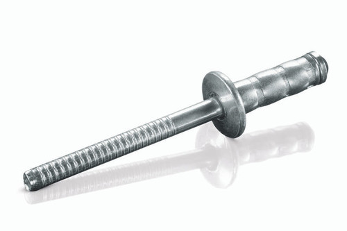 SBS-52-55MGRT Goebel Multi-Grip Blind Rivet, 5/32, .156 Diameter [.079-.315 Grip Range], Dome Head Steel/Steel, Zinc Clear Trivalent (500/Pkg.)