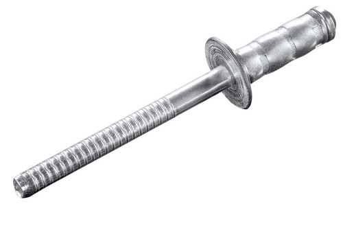 SCS-63-66MGRT Goebel Multi-Grip Blind Rivet, 3/16, .187 Diameter [.165-.375 Grip Range], Countersunk Head Steel/Steel, Clear Finish Rohs (500/Pkg.)
