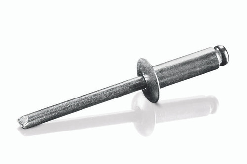 IBI-610 Goebel Open End Blind Rivet, 3/16, .187 Diameter [.501-.625 Grip Range], Dome Head T304 Stainless Steel/T304 Stainless Steel (500/Pkg.)