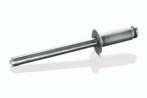 ICI-64 Goebel Open End Blind Rivet, 3/16, .187 Diameter [.188-.250 Grip Range], Countersunk Head T304 Stainless Steel/T304 Stainless Steel (500/Pkg.)