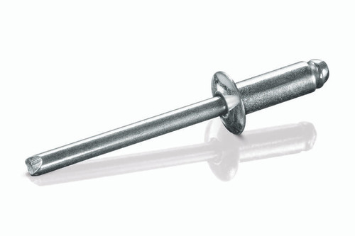 SBS-43 Goebel Open End Blind Rivet, 1/8, .125 Diameter [.126-.187 Grip Range], Dome Head Steel/Steel, Zinc (1000/Pkg.)