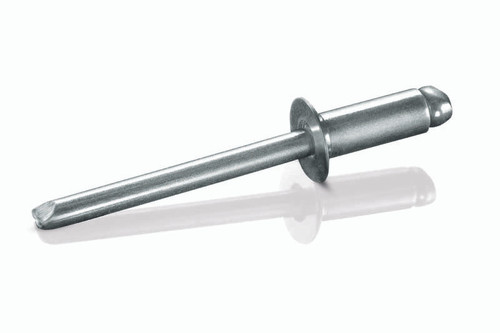 SCS-54 Goebel Open End Blind Rivet, 5/32, .156 Diameter [.188-.250 Grip Range], Countersunk Head Steel/Steel, Clear (1000/Pkg.)