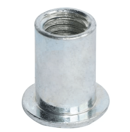 FSS3-832-75, Goebel GO-NUT FS Series Rivetnut Insert, 8-32 UNC (0.010 - 0.075 Grip Range) Round Body, Heavy Duty Flat Head, Steel 1008, Zinc Clear (250/Pkg.) FSS3-832-75, Goebel GO-NUT FS Series Rivetnut Insert, 8-32 UNC (0.010 - 0.075 Grip Range) Round Body, Heavy Duty Flat Head, Steel 1008, Zinc Clear (250/Pkg.)