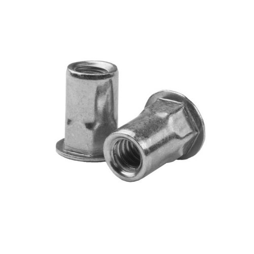 LHI2-616-150, Goebel GO-NUT LH Series Rivetnut Insert, 3/8-16 UNC-2B, (0.027 - 0.150 Grip Range), H Style Semi-Hex Body, Large Flange Head, Stainless Steel (250/Pkg.) LHI2-616-150, Goebel GO-NUT LH Series Rivetnut Insert, 3/8-16 UNC-2B, (0.027 - 0.150 Grip Range), H Style Semi-Hex Body, Large Flange Head, Stainless Steel (250/Pkg.)