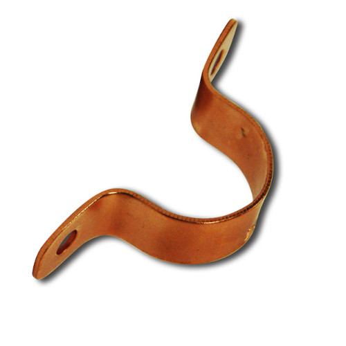 1/2" Plumbing 2 Hole Copper Pipe Strap (100/Pkg.)