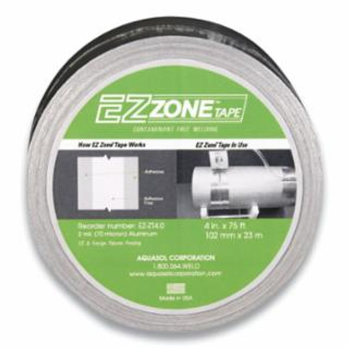 Aquasol EZ Zone Tapes, Silver, 4 in x 75 ft x 3 mil, 1/EA #EZ-ZT4.0