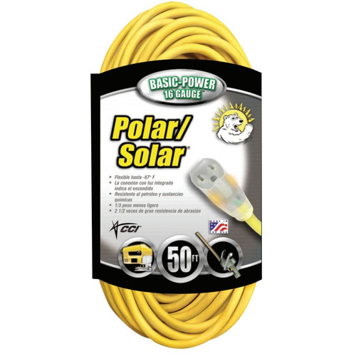Southwire Polar/Solar Extension Cord, 50 ft, 1/EA #01288