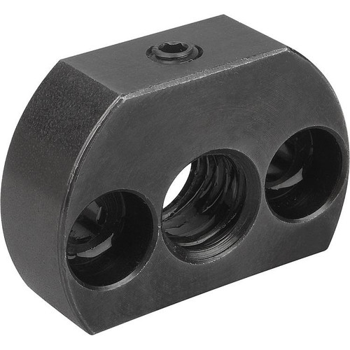 Kipp Mounting Bracket, M12X1.5 mm, Style A, Steel (Qty. 1), K0638.1121 Kipp Mounting Bracket, M12X1.5 mm, Style A, Steel (Qty. 1), K0638.1121