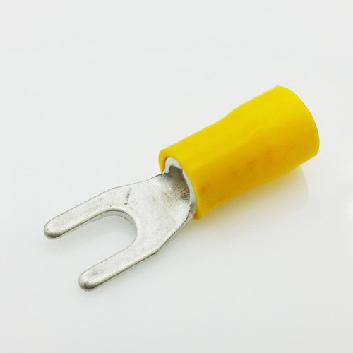 Spade Terminal AWG 12-10 Yellow 10 Stud PVC (50/Bag, 12 Bags)