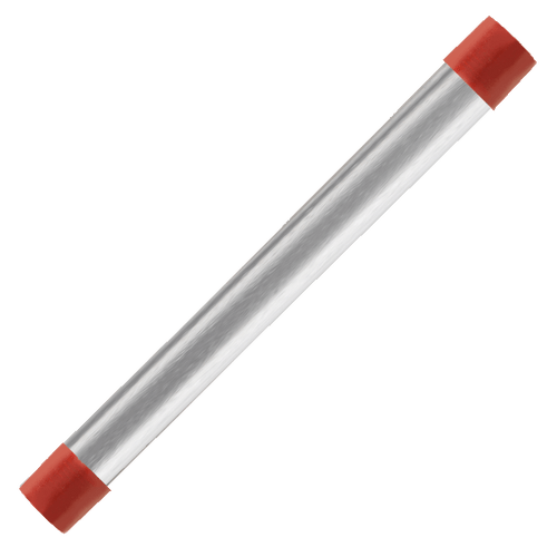 Pipe - 1-1/2" x 18" Schedule 40 Galvanized Cut Pipe - ASTM A53 (3/Pkg.)