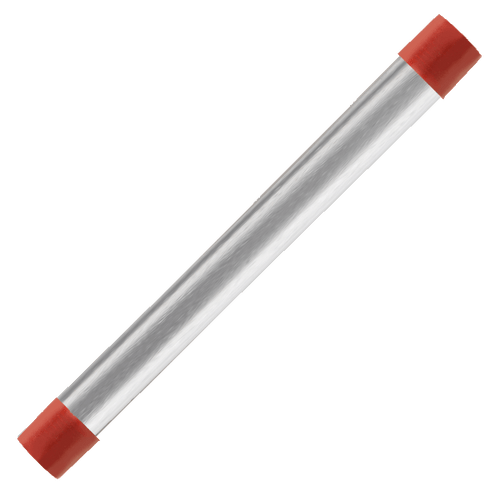 Pipe - 1-1/4" x 60" Schedule 40 Galvanized Cut Pipe - ASTM A53 (3/Pkg.)