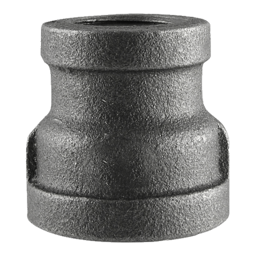 Pipe Fittings - 2" x 1 Class 150 Black Malleables Iron Pipe -Reducing Couplings (5/Pkg.)
