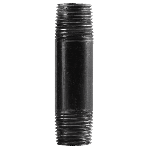 Pipe Fittings - 3/4" x 1-1/2" Schedule 40 Black Steel Pipe - Nipple (25/Bulk Pkg.)