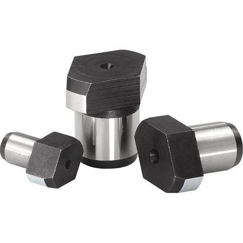 Kipp Positioning Pin Milled Free, D1=14, D2=8, Black Oxidized, Steel (Qty. 1), K0354.081 Kipp Positioning Pin Milled Free, D1=14, D2=8, Black Oxidized, Steel (Qty. 1), K0354.081