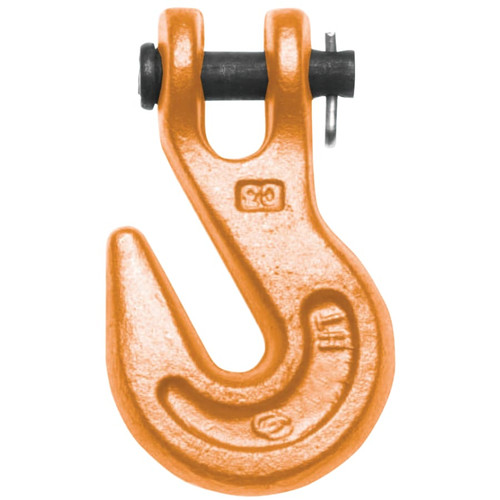 Campbell 473 Series Clevis Grab Hooks, 3/8 in, 7100 lb, Orange Powder Coat, 1/EA #4503515