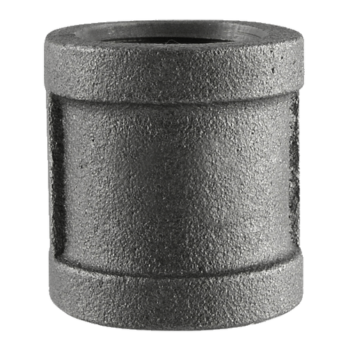 Pipe Fittings - 3/8" Class 150 Black Malleables Iron Pipe - Couplings (10/Pkg.)
