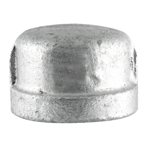 Pipe Fittings - 1-1/4" Class 150 Galvanized Malleables Iron Pipe - Cap (5/Pkg.)