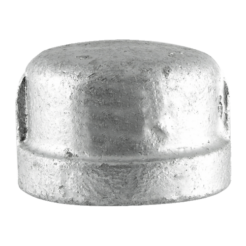 Pipe Fittings - 2-1/2"  Class 150 Galvanized Malleables Iron Pipe - Cap  (1/Pkg.)