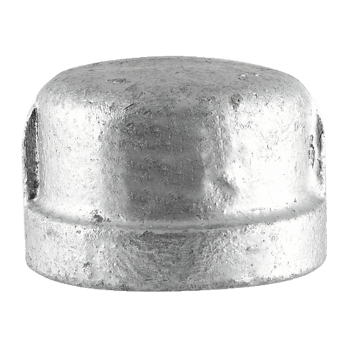 Pipe Fittings - 3/4"  Class 150 Galvanized Malleables Iron Pipe - Cap (40/Bulk Pkg.)