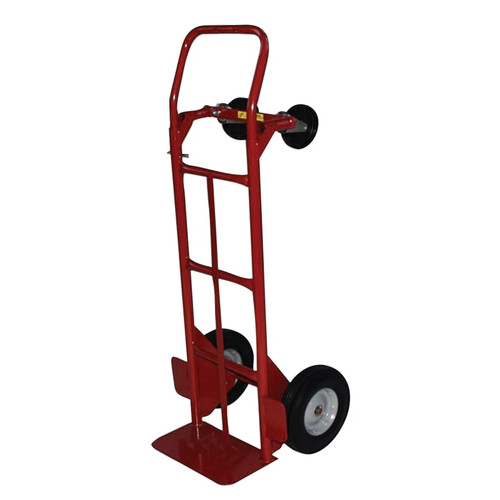 Milwaukee 2-Position Convertible Hand Truck, 600 lb Load Capacity, 8 in x 14 in Toe Plate, Flow Back Handle, Puncture Proof Wheels, 1/EA #40180