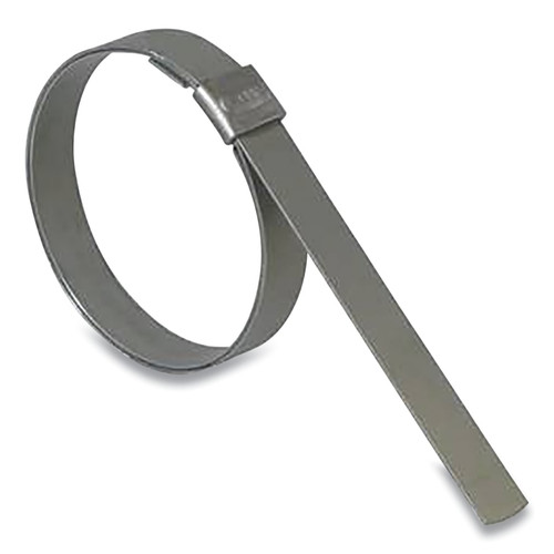 Band-It Junior Smooth ID Clamp, 2-1/4 in dia, 5/8 in W, 0.030 in Thick, Galvanized Carbon Steel, 1/EA #JS3089
