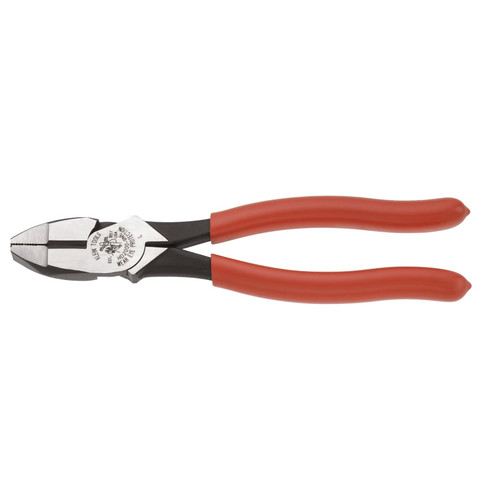 Klein Tools NE-Type Side Cutter Pliers, 9-1/4 in Length, 23/32 in Cut, Plastic-Dipped Handle, 1/EA #HD2000-9NE
