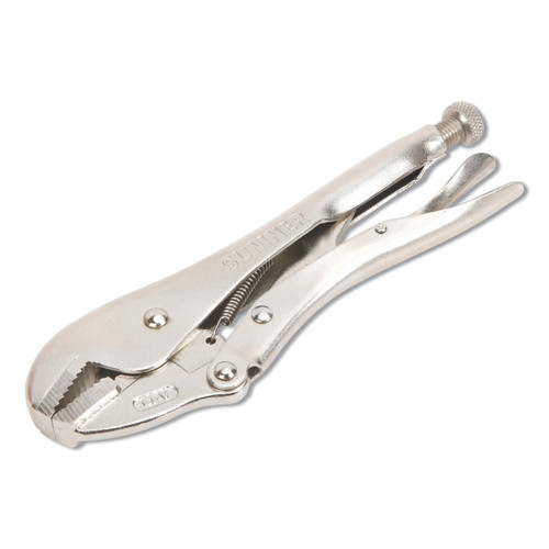 Sumner Straight Jaw Locking Plier, 9.06 in, 2.1 in Jaw Opening, Straight Jaw, 1/ EA #781616