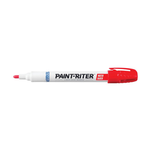 Markal Valve Action Paint Marker, Red