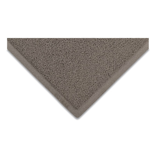 NoTrax Wayfarer Quick-Dry Spaghetti Entrance Mat, 3/8 in x 4 ft W x 6 ft L, Vinyl Looped/Backing, Gray, 1/EA #265S0046GY