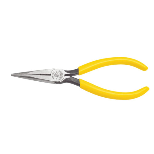 Klein Tools Standard Long-Nose Pliers, Steel, 7-3/16 in, 1/EA #D203-7