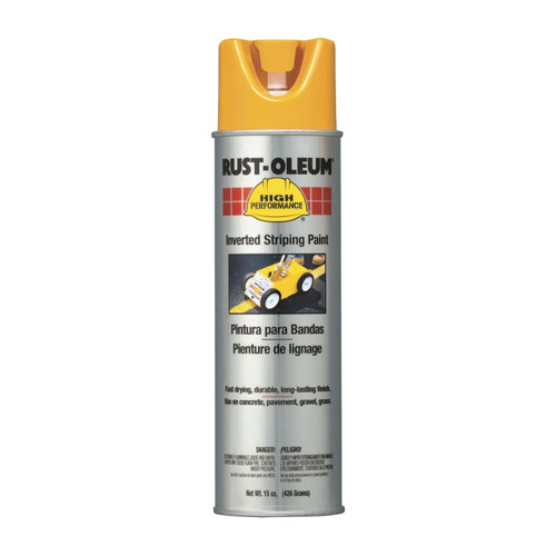 Rust-Oleum 2300 System Inverted Striping Paint (Blue) - Aerosol Can For Parking Lots & Pavement (Lot Of 6)