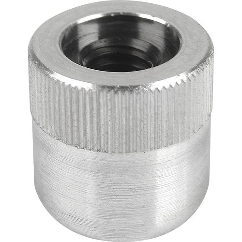 Kipp Lateral Spring Plungers, Spring Force, w/o Thrust Pin or Seal, Style A, D=16, D2=16, L1=11.5, F=150, Aluminum, (1/Pkg.), K0370.31106