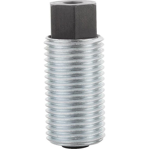 Kipp Push-Pull Spring Plungers, Spring Force, w/Rotation Lock, D=M12X1, L=20, Style I, Steel, (Qty. 1), K0977.1112