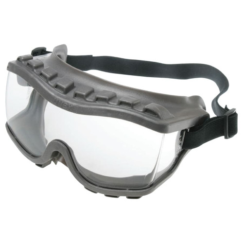 Honeywell Uvex Strategy Goggles, Clear/Gray, Uvextra Antifog Coating, Neoprene, Indirect Vent, 1/EA #S3810