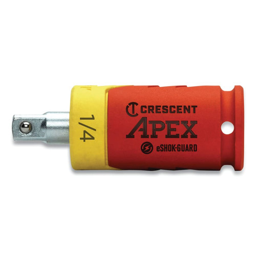 Crescent eSHOK-GUARD Socket Isolator, 1/4 in x 2 in, 4/EA #CAEAD316