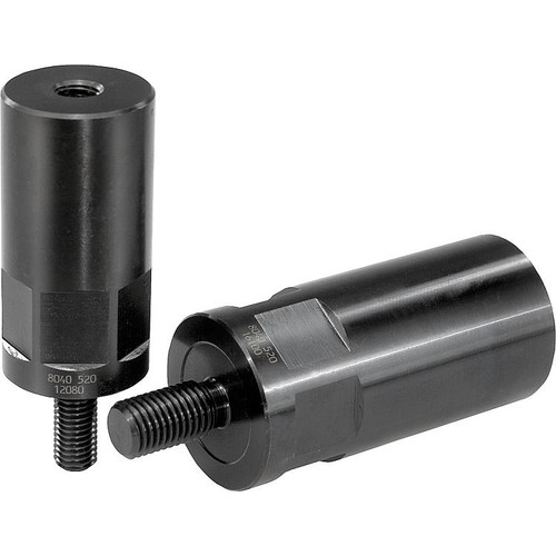 Kipp Riser Bar, D1=M16, L=50, Carbon Steel, Black Oxidized (Qty. 1), K0018.16050 Kipp Riser Bar, D1=M16, L=50, Carbon Steel, Black Oxidized (Qty. 1), K0018.16050