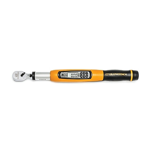 GearWrench Electronic Torque Wrench, 3/8 in, 7.4 ft-lb to 99.6 ft-lb, 1/ST #85076
