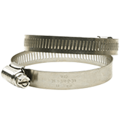 201 Stainless Steel, 7/16 in – 1 in Clamping Dia, Worm Gear Hose Clamp - 16P272|5208070