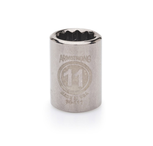 12 MM Deep 12 Point USA 3/8" Drive Metric Socket (5 Pkg.)