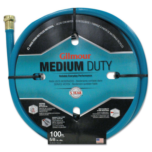 Gilmour Flexogen Garden Hose, 5/8 in x 100 ft, Gray, 1/EA #816001-1014