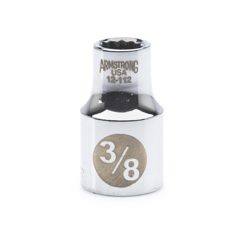 1" USA Standard 12 Point SAE 1/2" Drive Socket (5 Pkg.)