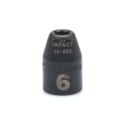 8 MM USA Impact 6 Point Metric 3/8" Drive Socket (1 Pkg.)