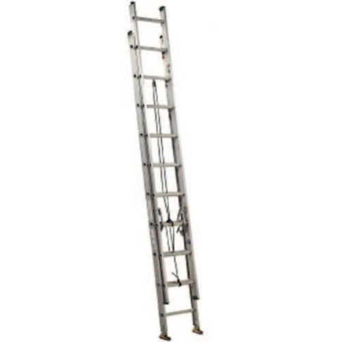 Louisville Ladder AE4000 Series Commercial Aluminum Extension Ladders, 24 ft, Class II, 225 lb, 1/EA #AE4224PG