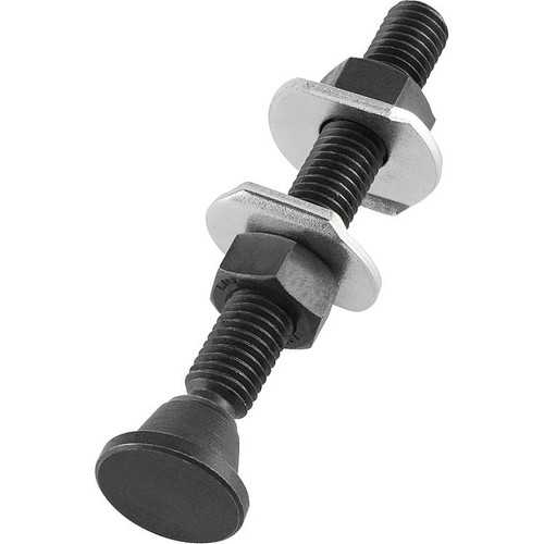 Kipp Clamping Spindle, w/Swivel Foot, M=M16X150, Steel (Qty. 1), K0102.16150