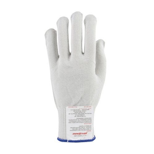 Claw Cover Polyester over Dyneema / Silica / Stainless Steel Core Antimicrobial Glove, Heavy Weight, White, Medium, 24 Pairs #22-770M