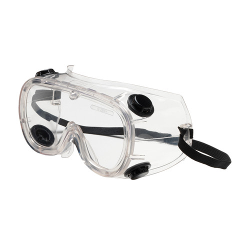441 Basic Indirect Vent Goggle with Clear Body and Clear Lens, One Size, 12 Pairs #248-4401-300