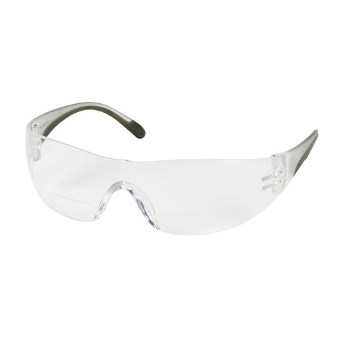 Zenon Z12R Rimless Safety Readers with Clear Temple, Clear Lens and Anti-Scratch Coating, +1.75 Diopter, Clear, One Size, 12 Pairs #250-27-0017