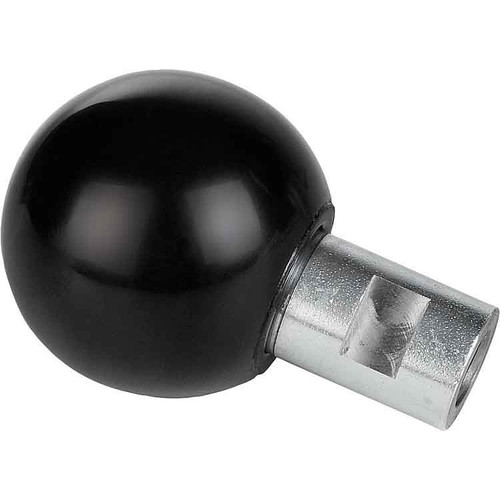 Kipp Ball Grip, Revolving, w/Internal Thread, D1=25, D=M06, Stainless Steel, Thermoset, (Qty. 1), K0726.1060 Kipp Ball Grip, Revolving, w/Internal Thread, D1=25, D=M06, Stainless Steel, Thermoset, (Qty. 1), K0726.1060