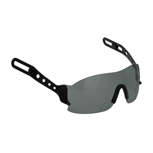 EVOSpec Safety Eyewear for JSP Evolution Deluxe Hard Hats, Gray Lens, Black, One Size, 1 Pair #250-EVS-0001