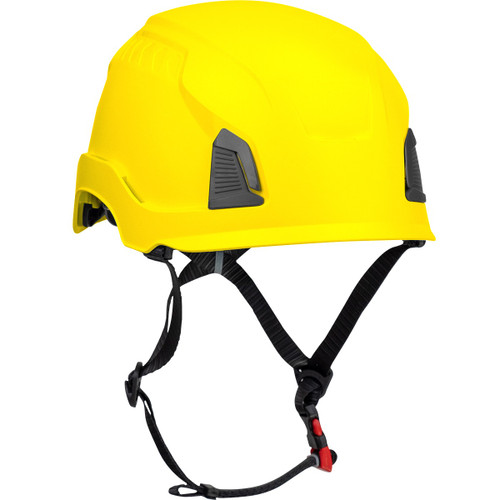 Traverse Industrial Climbing Helmet with Mips Technology, ABS Shell, EPS Foam Impact Liner, HDPE Suspension, Wheel Ratchet Adjustment and 4-Point Chin Strap, Yellow, One Size, 1 EA #280-HP1491RM-02 Traverse Industrial Climbing Helmet with Mips Technology, ABS Shell, EPS Foam Impact Liner, HDPE Suspension, Wheel Ratchet Adjustment and 4-Point Chin Strap, Yellow, One Size, 1 EA #280-HP1491RM-02